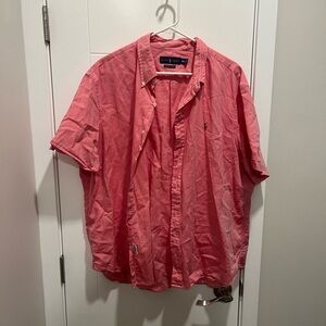 Polo by Ralph Lauren Men's Pink Shirt